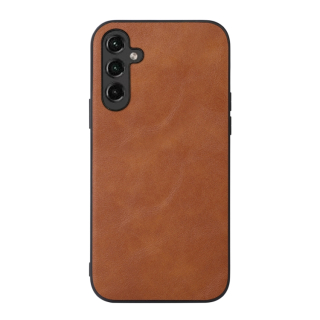 Zadný kryt pre Samsung Galaxy A14 4G / A14 5G - COWHIDE hnedý