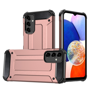 Tvrdený kryt pre Samsung Galaxy A14 4G / A14 5G - HYBRID ARMOR ružový