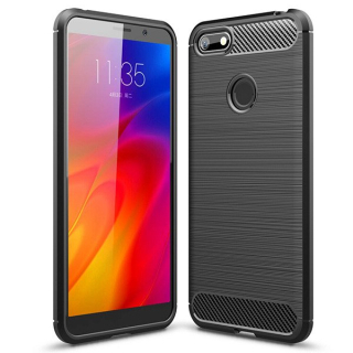 Silikonový kryt pre Lenovo Motorola E6 Play carbon čierne