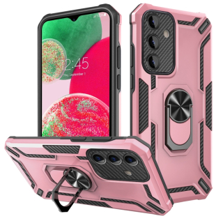 Tvrdený kryt pre Samsung Galaxy A34 5G - RING WARSHIP ružový
