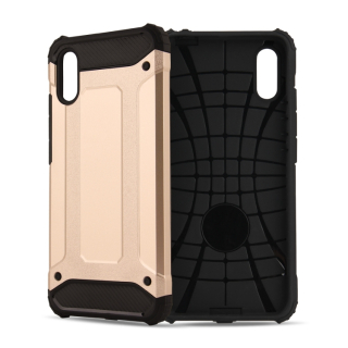 Tvrdený kryt pre Xiaomi Redmi 9A / 9AT - HYBRID ARMOR zlatý