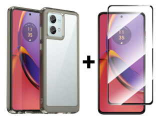 SKLO + PUZDRO 2v1 pre Motorola Moto G84 5G - Tvrdené FRAME dynamic