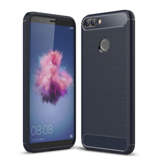 Zadný kryt pre Huawei P SMART - CARBON modrý