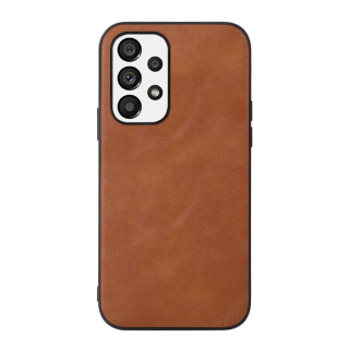 Tvrdený kryt pre Samsung Galaxy A53 5G - COWHIDE hnedý