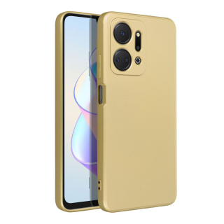 Zadný kryt pre Honor X7a - Silikónový METALLIC zlatý