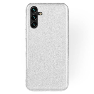Zadný kryt pre Samsung Galaxy A15 / A15 5G - Silikonový GLITTER strieborný