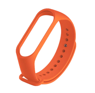 Mi Band nahradný náramok pre Xiaomi MiBand 3 / 4 / 5  / 6  oranžový