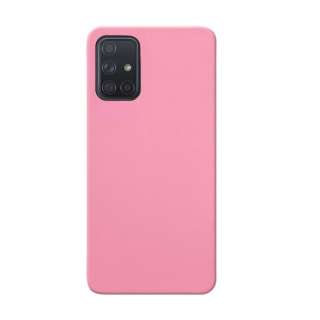 MATT Silikónový Zadný kryt pre Samsung Galaxy A71 - ružový