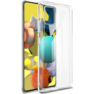 TRANSPARENTNÝ Silikónový Zadný kryt pre Samsung Galaxy A71 - 2.0mm