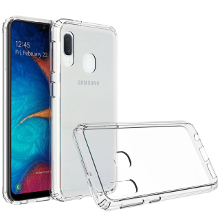 Transparentný Silikónový Zadný kryt pre Samsung Galaxy A20e - 2.00 mm priesvitný