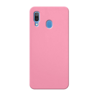 MATT Silikónový Zadný kryt pre Samsung Galaxy A20e - ružový