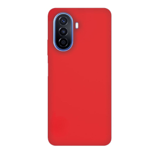 MATT Silikónový Zadný kryt pre Huawei Nova Y70 - červený