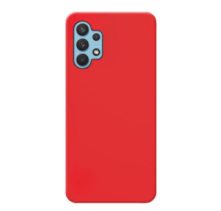 MATT Silikónový Zadný kryt pre Samsung Galaxy A32 5G - červený