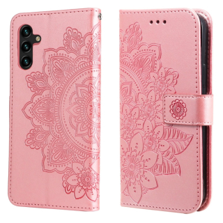 FLOWER Knižkové puzdro pre Samsung Galaxy A13 5G / A04s - ružové