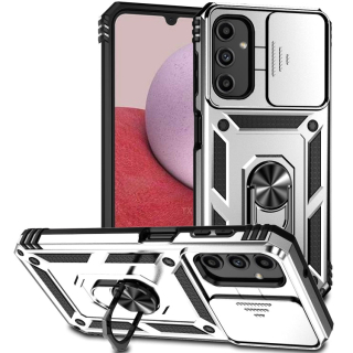 SLIDING Tvrdený kryt pre Samsung Galaxy A14 / A14 5G - sivý