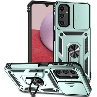 SLIDING Tvrdený kryt pre Samsung Galaxy A14 / A14 5G - zelený
