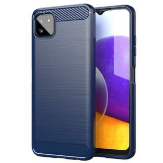 CARBON Zadný obal pre Samsung Galaxy A22 5G - modrý