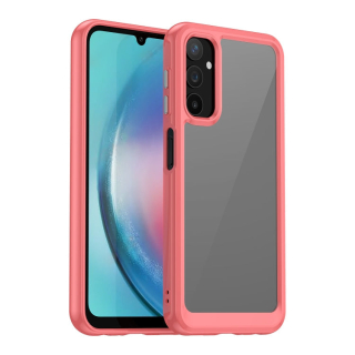 ACRYLIC Zadný kryt pre Samsung Galaxy A25 5G - červený