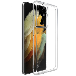TRANSPARENTNÝ Silikónový obal pre Samsung Galaxy S21 Ultra 5G - priesvitný
