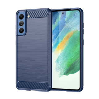CARBON Zadný obal pre Samsung Galaxy S21 FE 5G - modrý