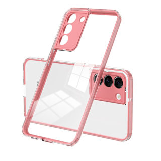 FRAME Zadný kryt pre Samsung Galaxy S22 Plus 5G - ružový