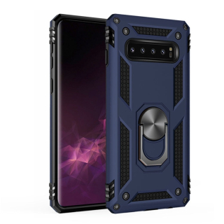 RING ARMOR Tvrdený kryt pre Samsung Galaxy S10 Plus - modrý