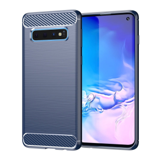 CARBON Zadný obal pre Samsung Galaxy S10 - modrý