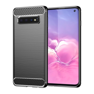 CARBON Zadný obal pre Samsung Galaxy S10 - čierny