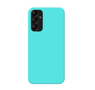 MATT Silikónový Zadný kryt pre Samsung Galaxy A14 4G / A14 5G - mentolový
