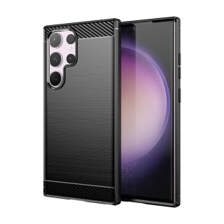CARBON Zadný obal pre Samsung Galaxy S24 Ultra 5G - čierny