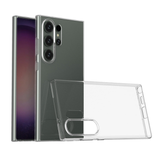 TRANSPARENTNÝ Silikónový obal pre Samsung Galaxy S24 Ultra 5G - priesvitný