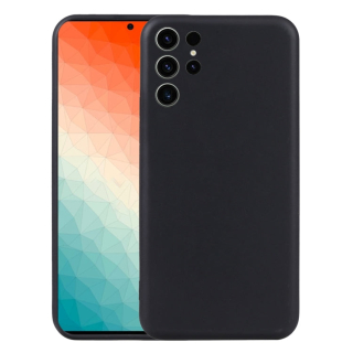 MATT Silikónový obal pre Samsung Galaxy S24 Ultra 5G - čierny