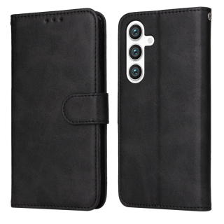 SOLID Knižkové puzdro pre Samsung Galaxy S24 Plus 5G - čierne