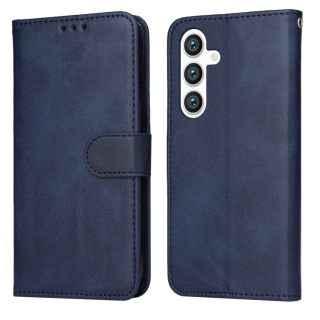 SOLID Knižkové puzdro pre Samsung Galaxy S24 Plus 5G - modré