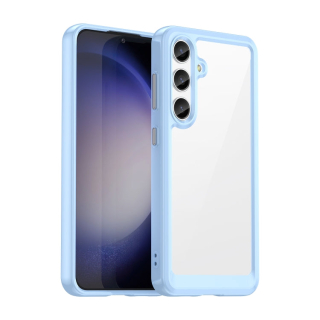 ACRYLIC Zadný kryt pre Samsung Galaxy S24 5G - modrý