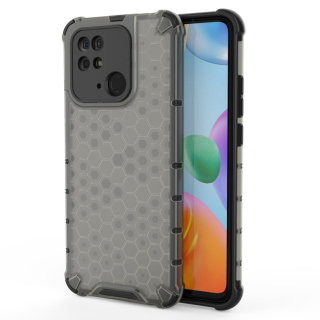 HONEYCOMB Tvrdený kryt pre Xiaomi Redmi 10C - čierny