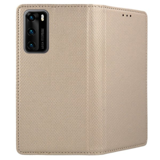 Knižkové púzdro Smart Magnet pre Huawei P40 zlaté