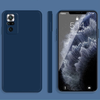 MATT Silikónový obal pre Xiaomi Redmi Note 10 Pro - modrý