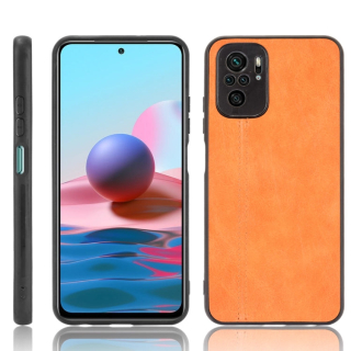 SEWING Zadný kryt pre Xiaomi Redmi Note 10 / Note 10S - hnedý
