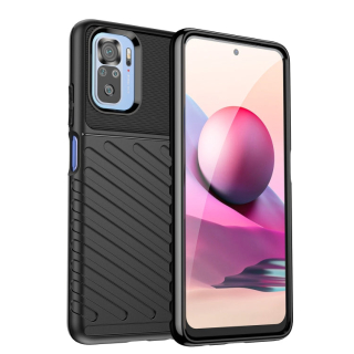 THUNDER Ochranný kryt pre Xiaomi Redmi Note 10 / Note 10S - čierny