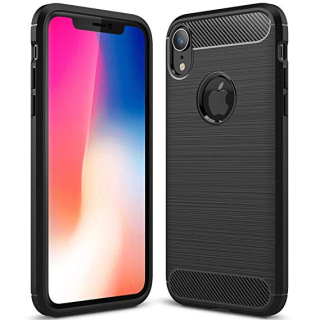Silikonový kryt (obal) Apple iPhone XR carbon
