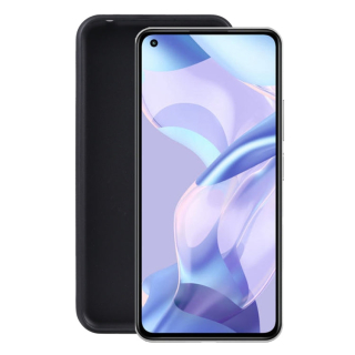 MATT Silikónový obal pre Xiaomi Mi 11 Lite / Mi 11 Lite 5G - čierny