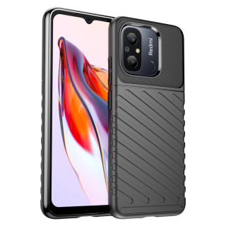 THUNDER Ochranný kryt pre Xiaomi Redmi 12C - čierny