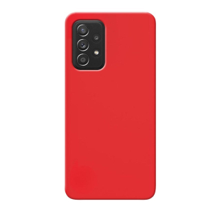MATT Silikónový Zadný kryt pre Samsung Galaxy A52 / A52 5G / A52s - červený