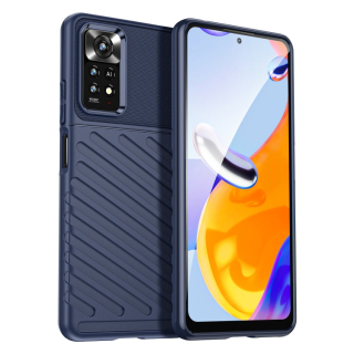 THUNDER Ochranný kryt pre Xiaomi Redmi Note 11 Pro 5G / Note 11 Pro - modrý