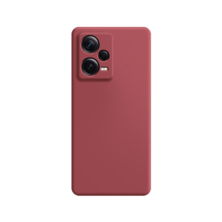 MATT Silikónový obal pre Xiaomi Redmi Note 12 5G - červený