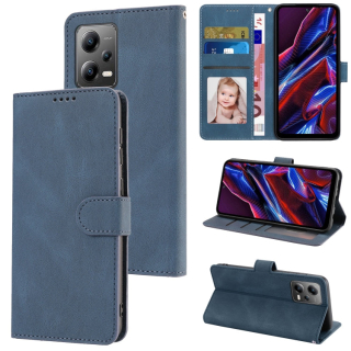 CALF Knižkové puzdro pre Xiaomi Redmi Note 12 Pro+ 5G - modré