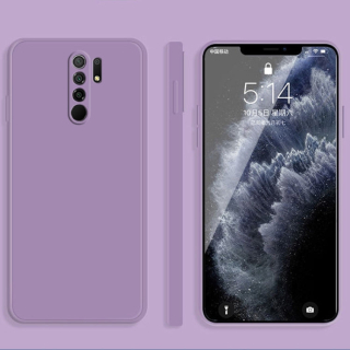 MATT Silikónový obal pre Xiaomi Redmi 9 - fialový