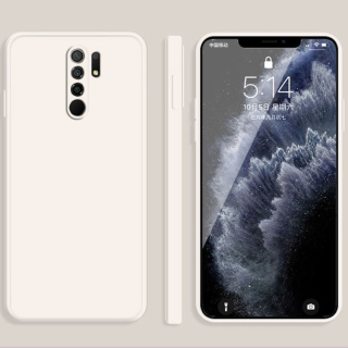 MATT Silikónový obal pre Xiaomi Redmi 9 - biely