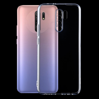 TRANSPARENTNÝ Silikónový obal pre Xiaomi Redmi 9 - priesvitný